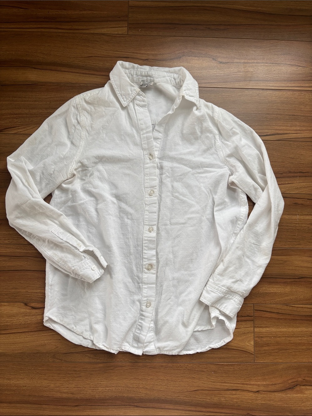 Kismet White Lightweight Linen Shirt